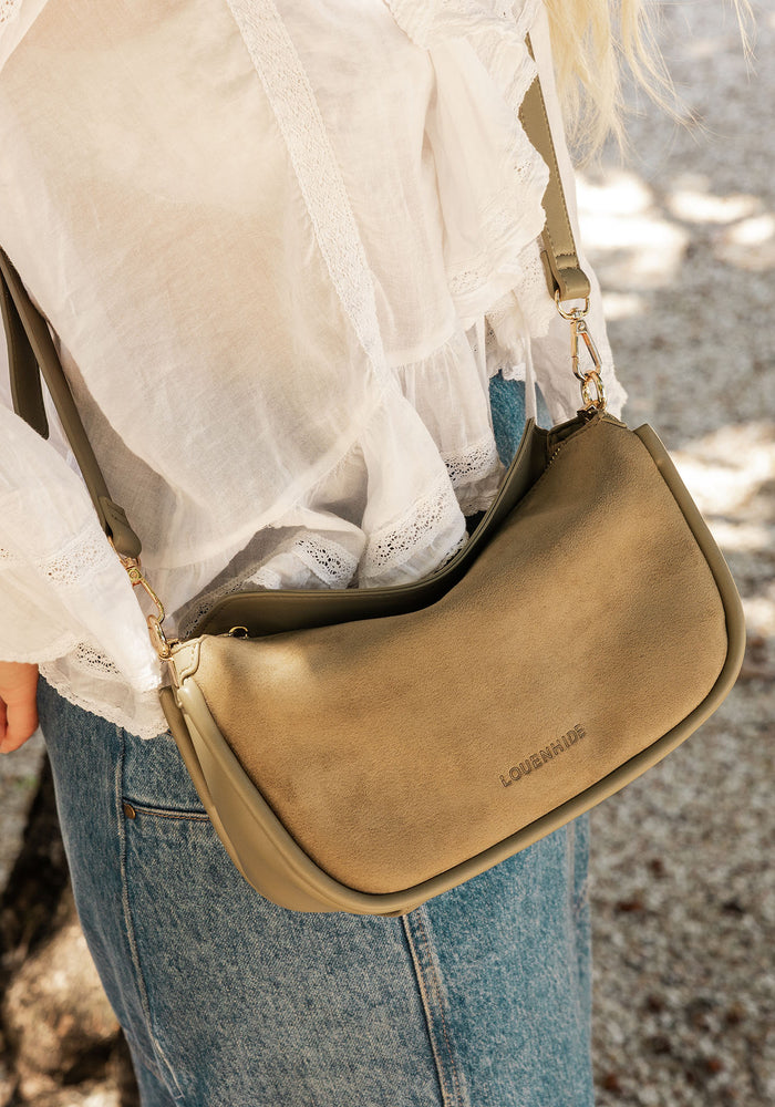 LOUENHIDE SAYLOR CROSSBODY BAG - SAGE GREEN
