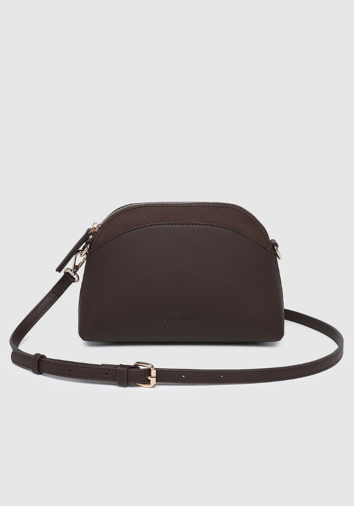 LOUENHIDE ALISON CROSSBODY BAG - CHOCOLATE