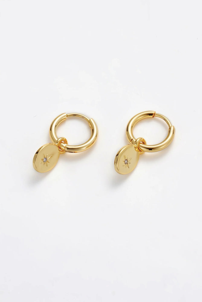 Load image into Gallery viewer, ZAFINO NALA HOOP - GOLD