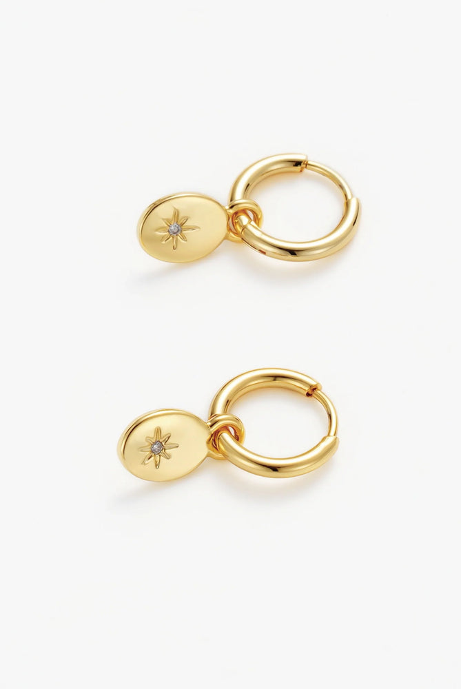 Load image into Gallery viewer, ZAFINO NALA HOOP - GOLD