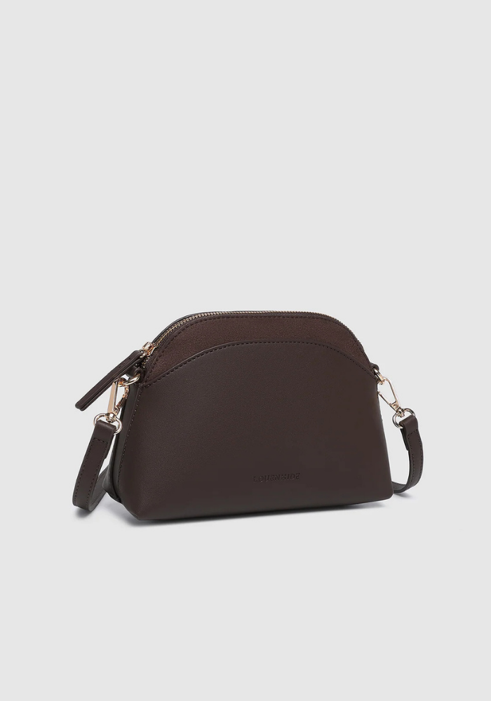 LOUENHIDE ALISON CROSSBODY BAG - CHOCOLATE