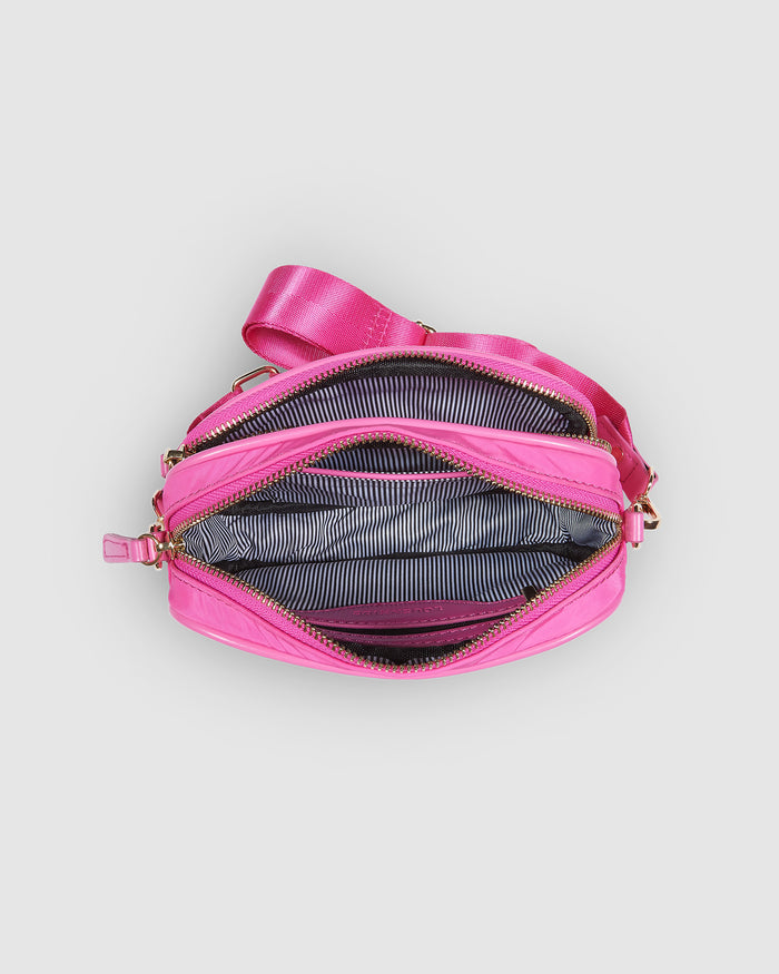 Load image into Gallery viewer, LOUENHIDE CALI NYLON CROSSBODY BAG - PINK