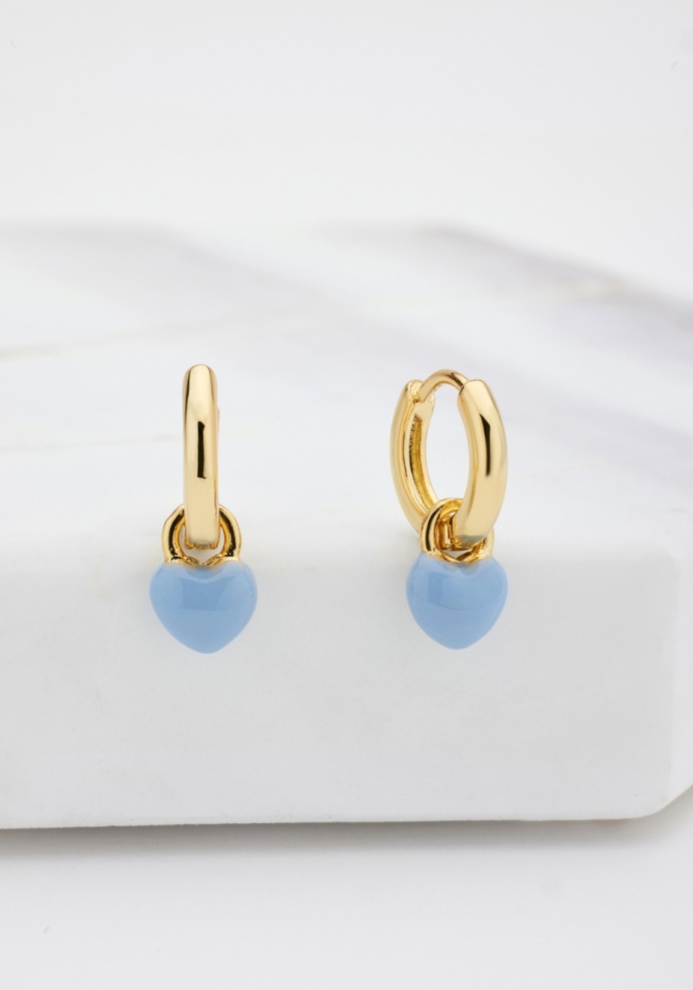 ZAFINO SOFIA HOOP - BLUE/GOLD