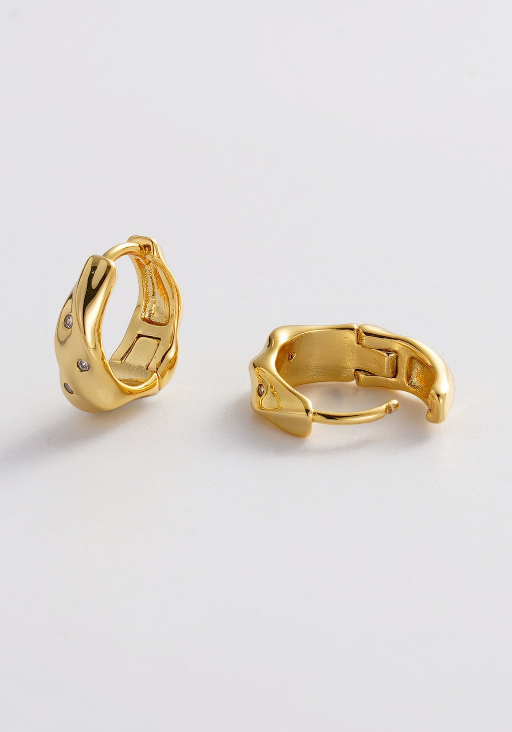 ZAFINO JUNE HOOP - GOLD
