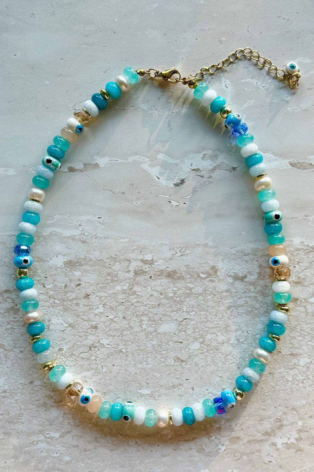 MOSK MELBOURNE AZZURRA NECKLACE - BLUE