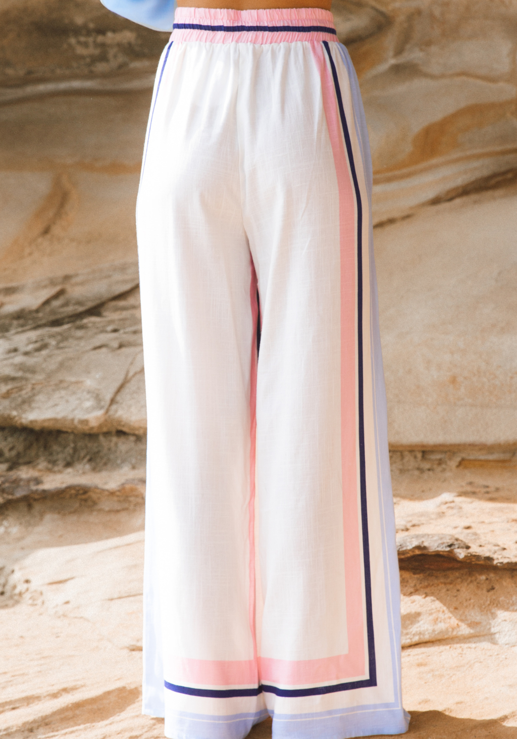 CLARABELL RELAXED PANTS - STRIPE