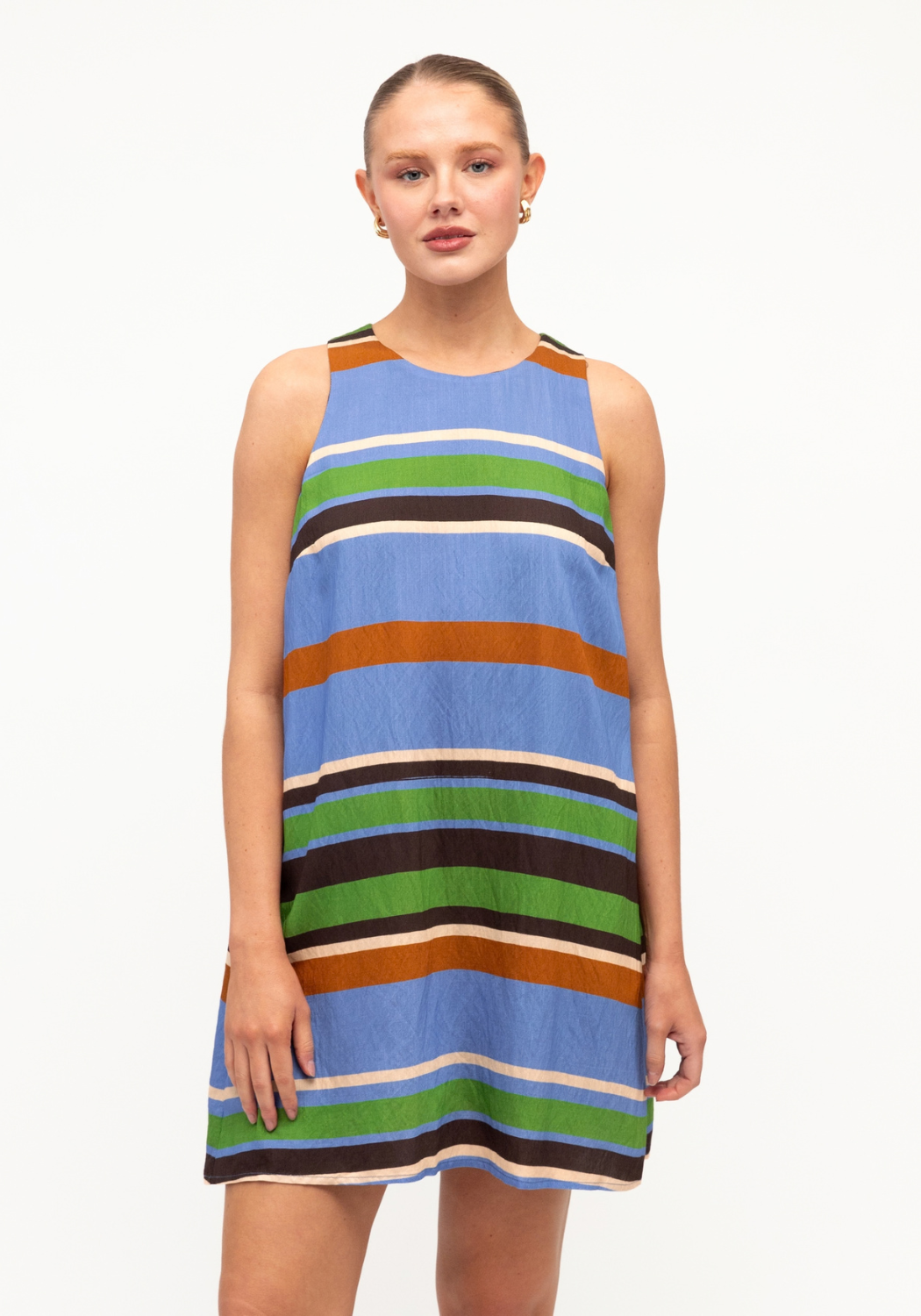 FRANKIE SHIFT DRESS - RESORT GEO PRINT