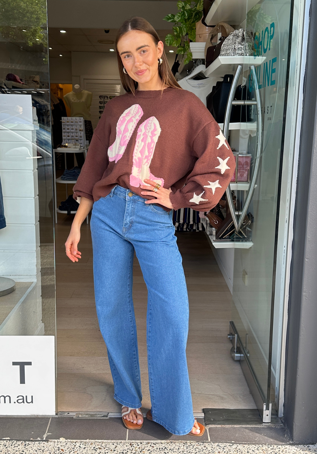 COWGIRL KNIT - CHOCOLATE