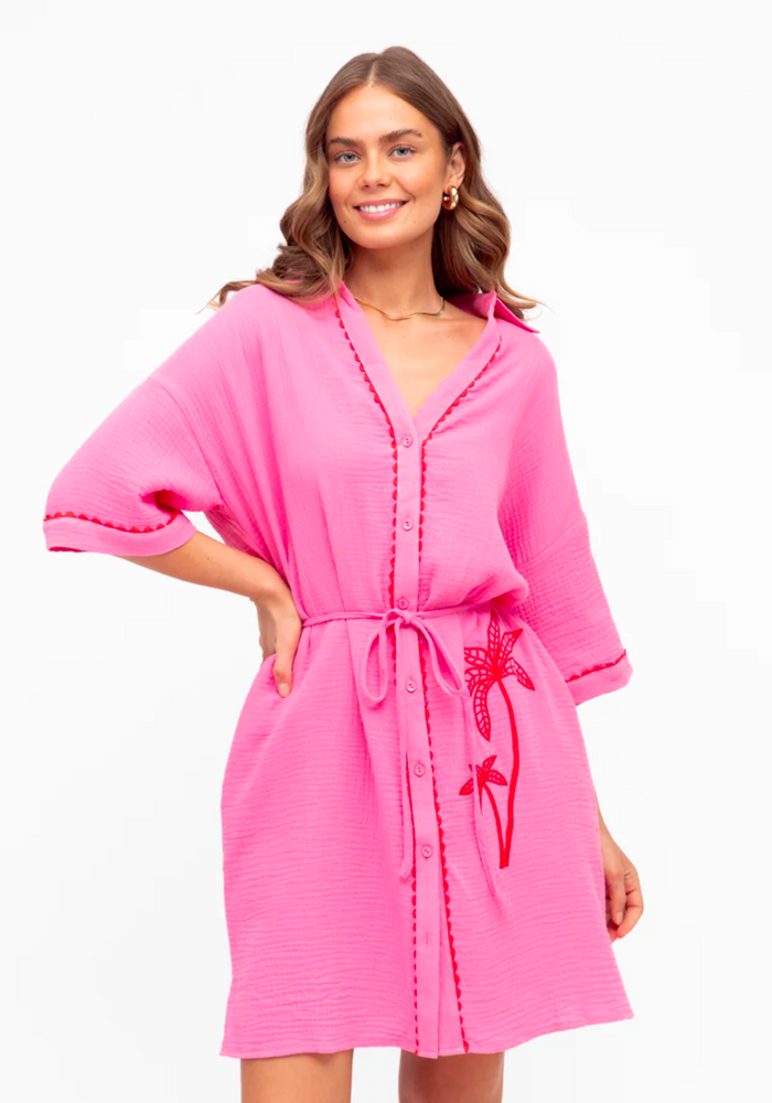 GRACIE MINI DRESS - PINK