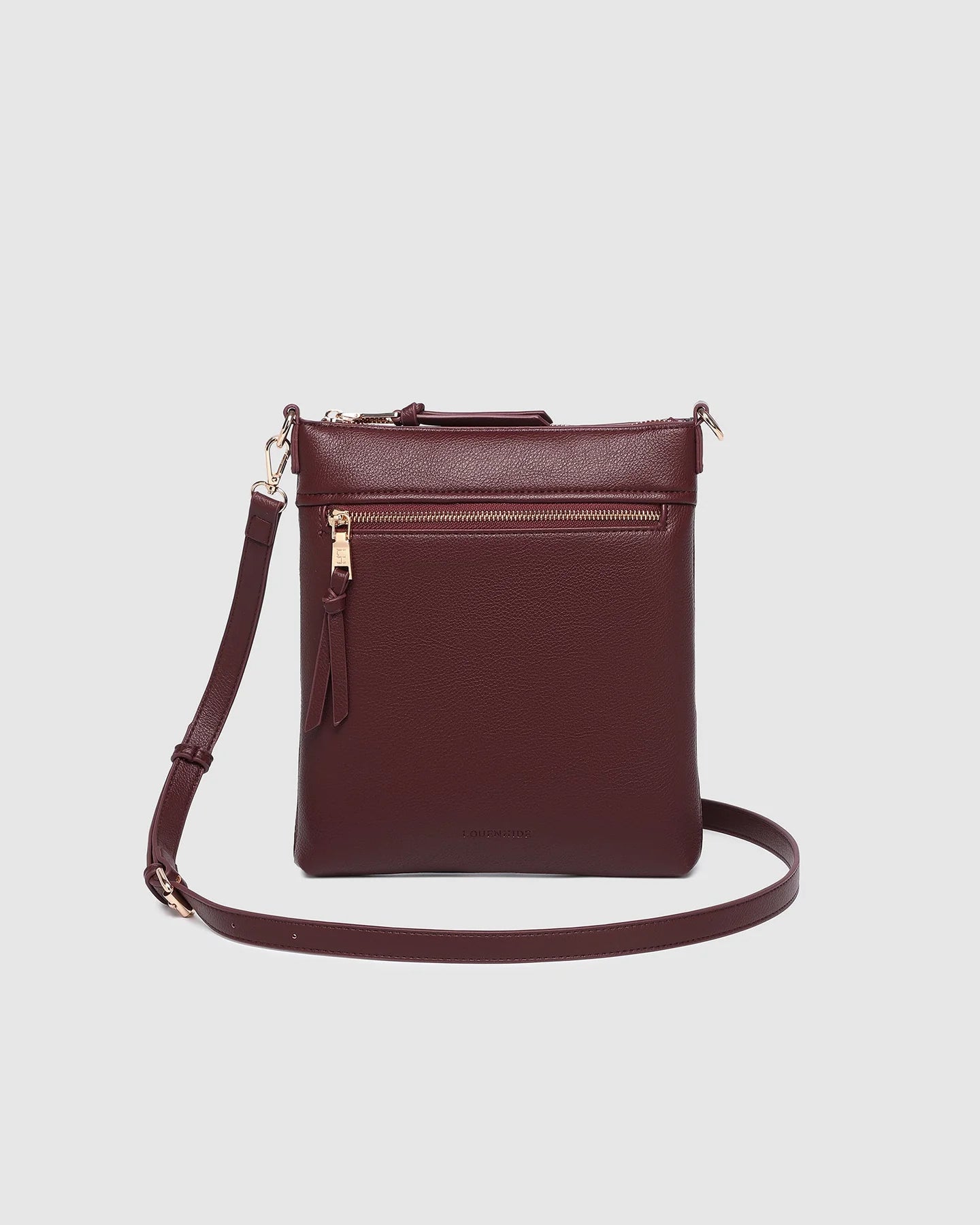 LOUENHIDE CRESSIDA CROSSBODY BAG - BUGUNDY