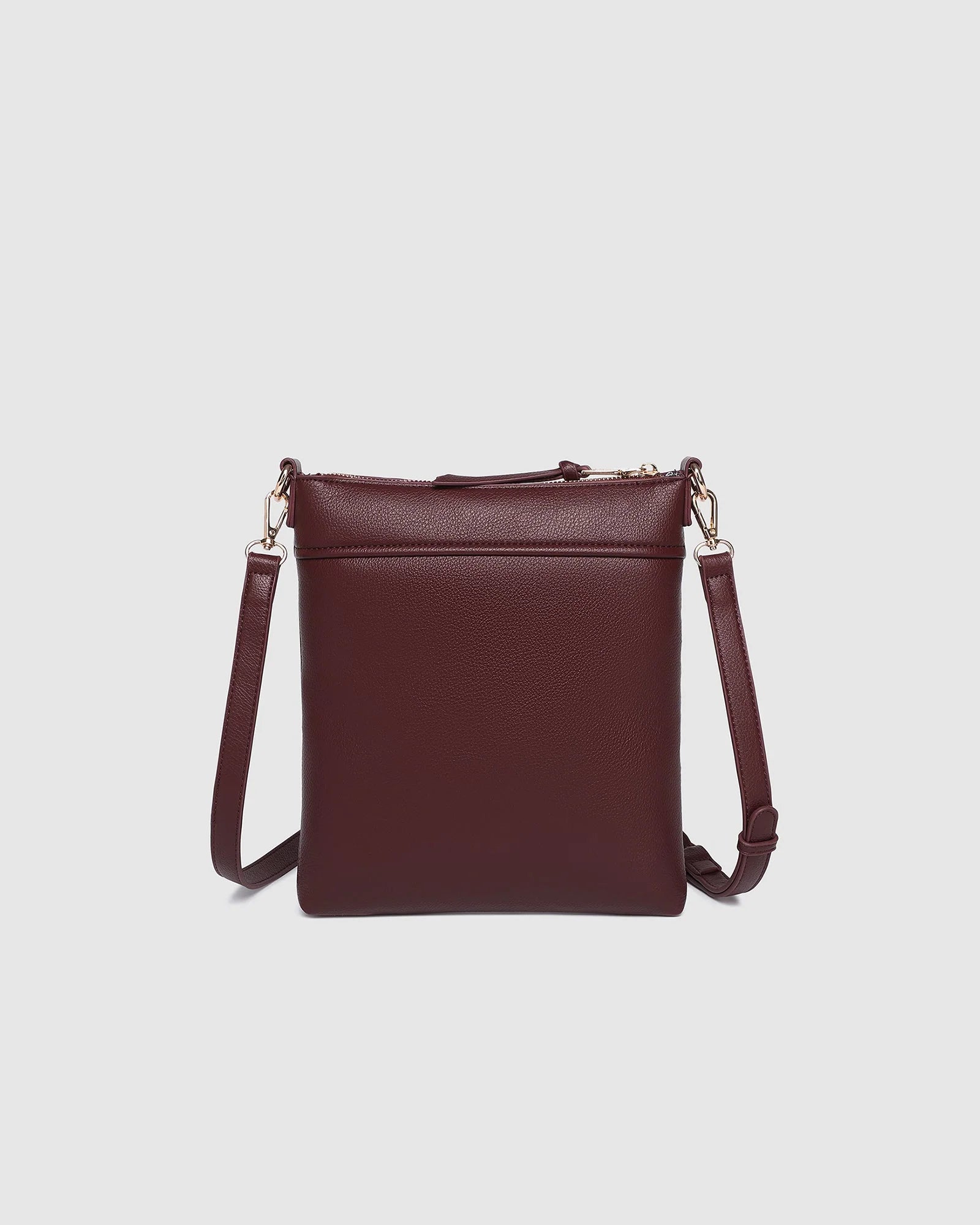 LOUENHIDE CRESSIDA CROSSBODY BAG - BUGUNDY