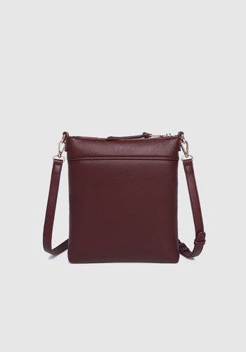 LOUENHIDE CRESSIDA CROSSBODY BAG - BUGUNDY