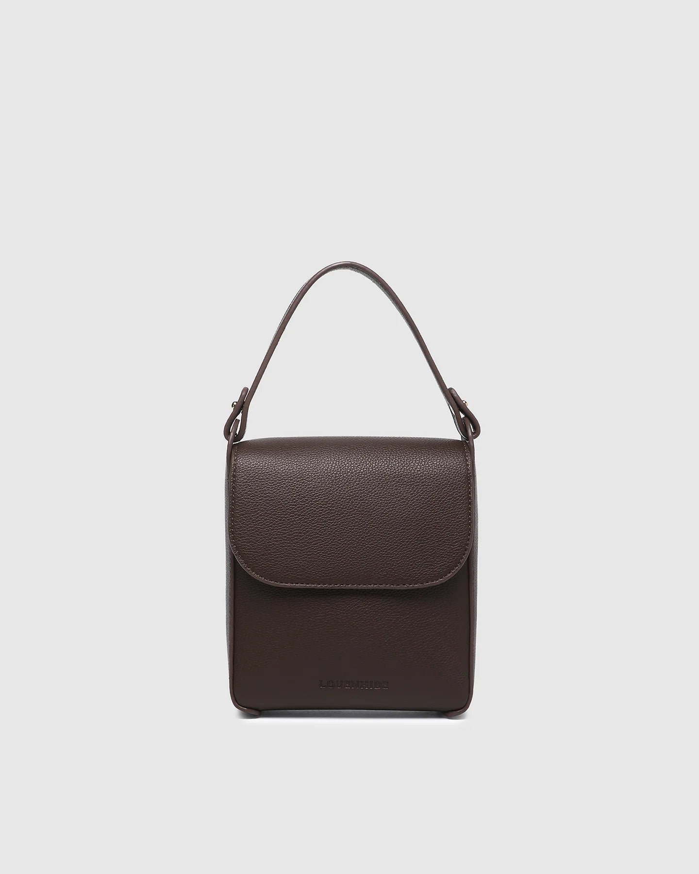 LOUENHIDE BESSIE CROSSBODY BAG - CHOCOLATE
