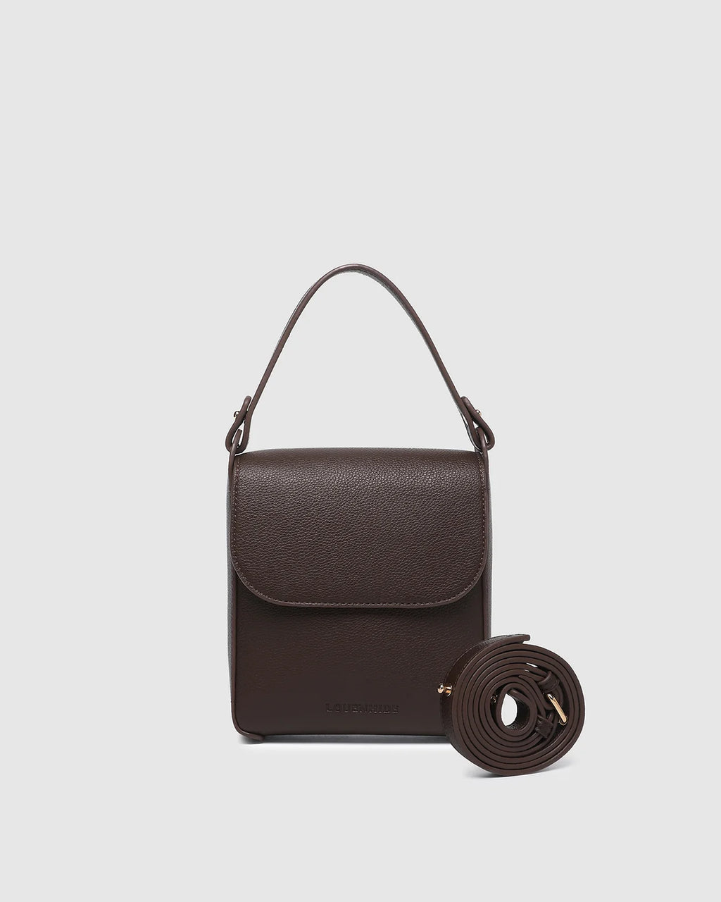 LOUENHIDE BESSIE CROSSBODY BAG - CHOCOLATE