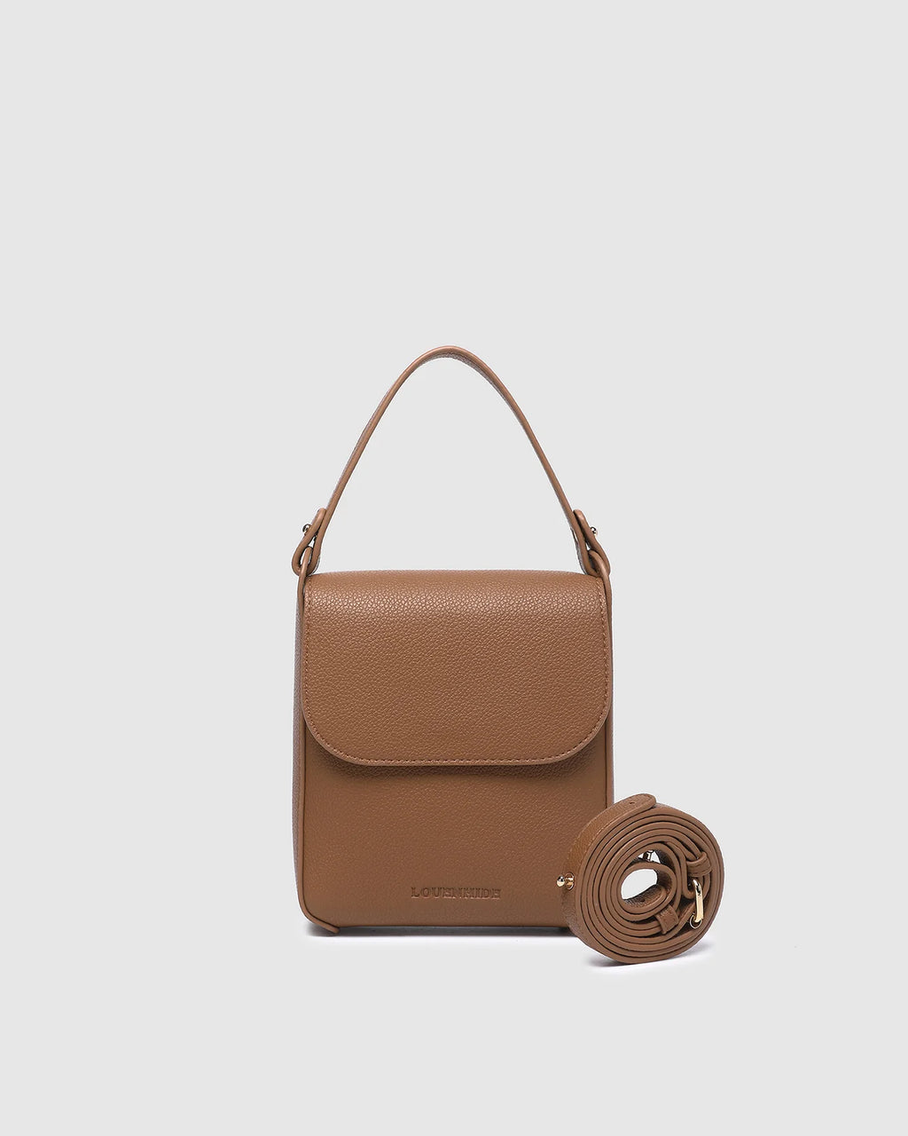 LOUENHIDE BESSIE CROSSBODY BAG - TOFFEE