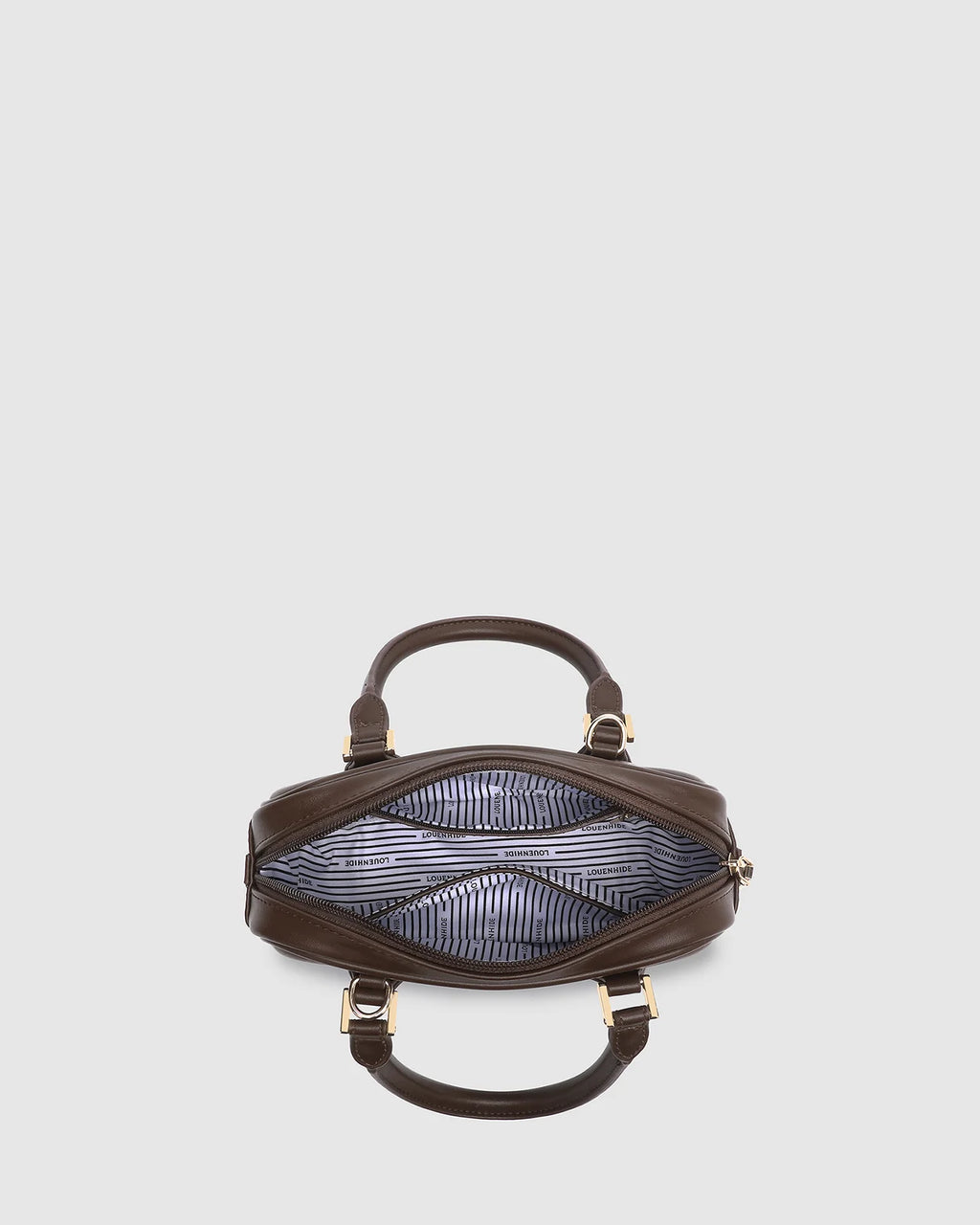 LOUENHIDE ARKI CROSSBODY BAG - CHOCOLATE