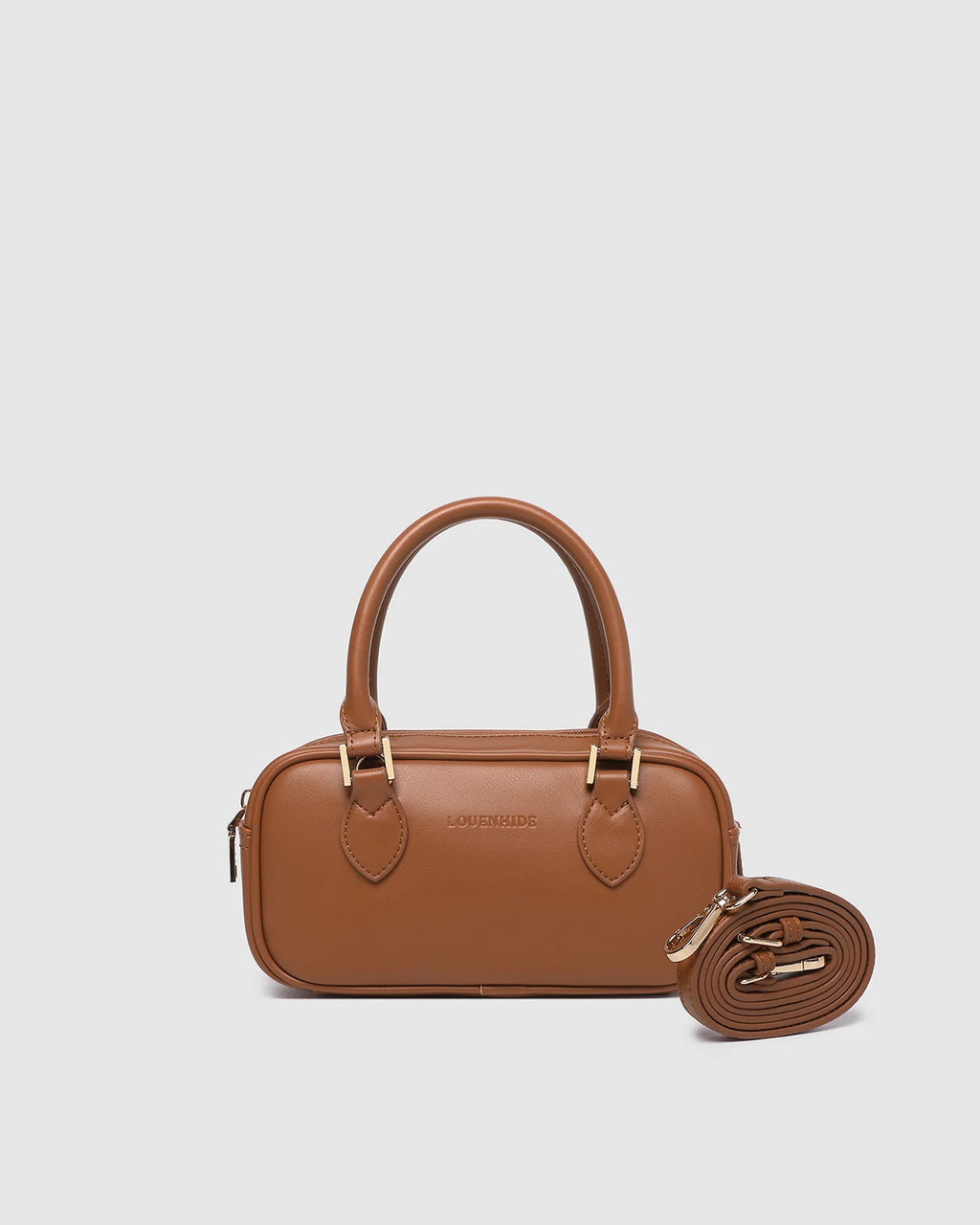 LOUENHIDE ARKI CROSSBODY BAG - TAN