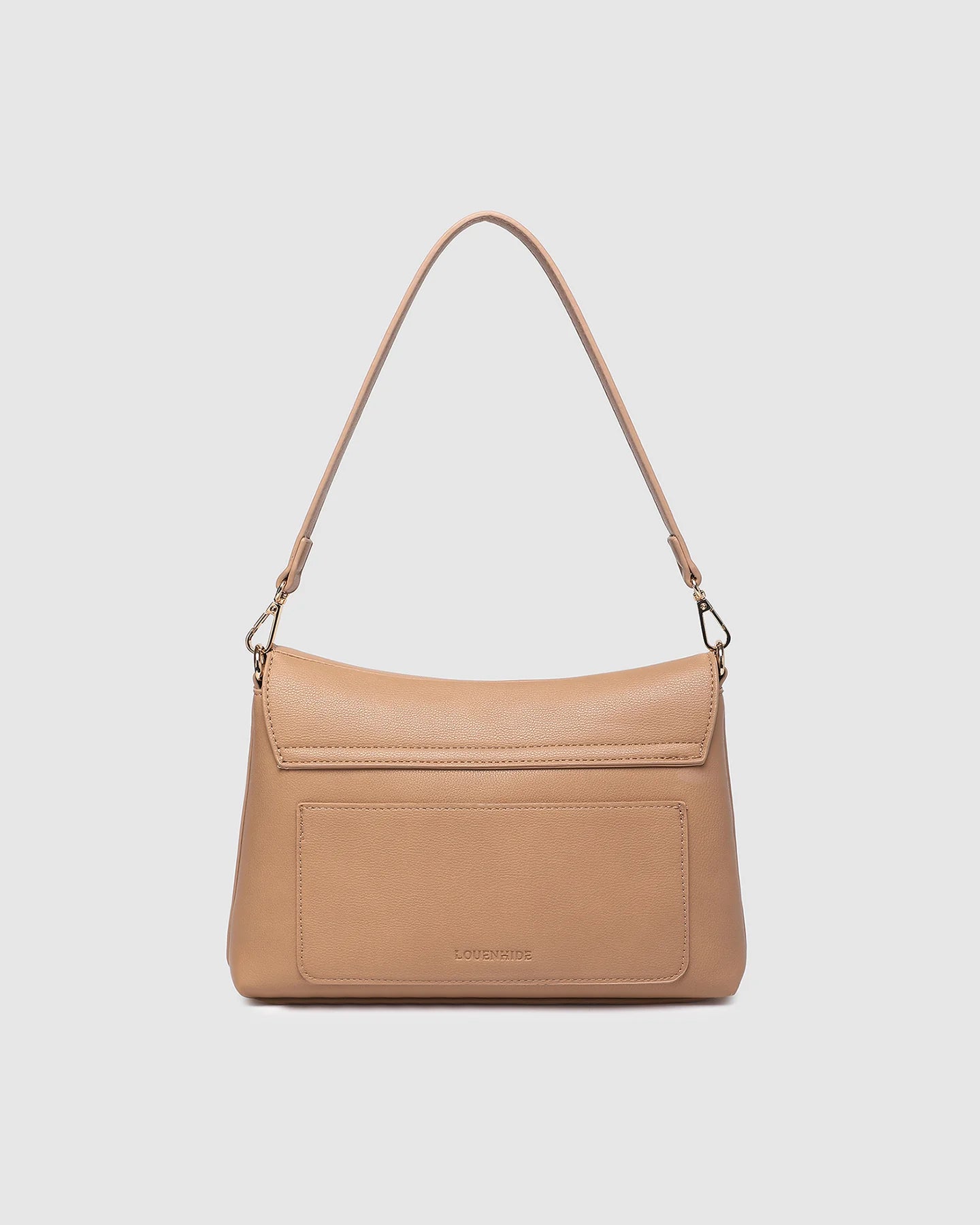 LOUENHIDE NISHA SHOULDER BAG - CAMEL