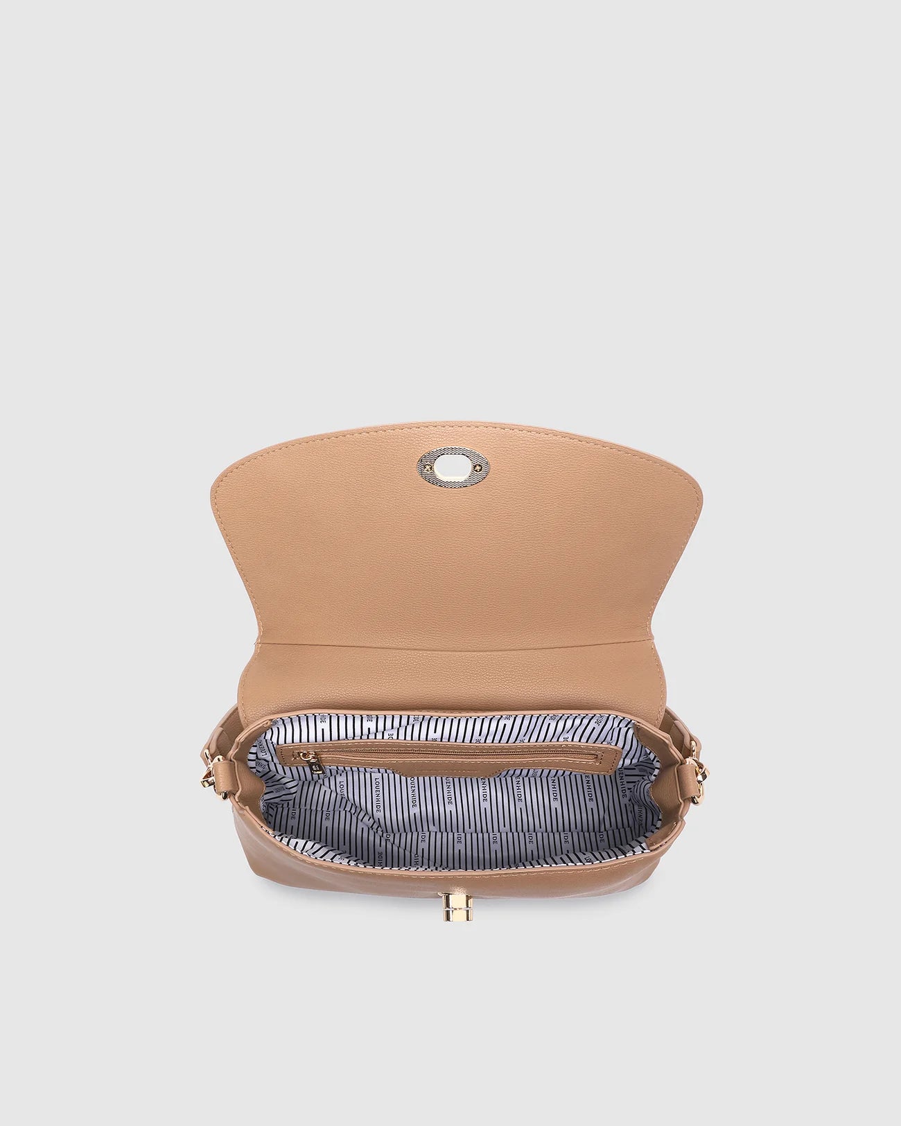 LOUENHIDE NISHA SHOULDER BAG - CAMEL