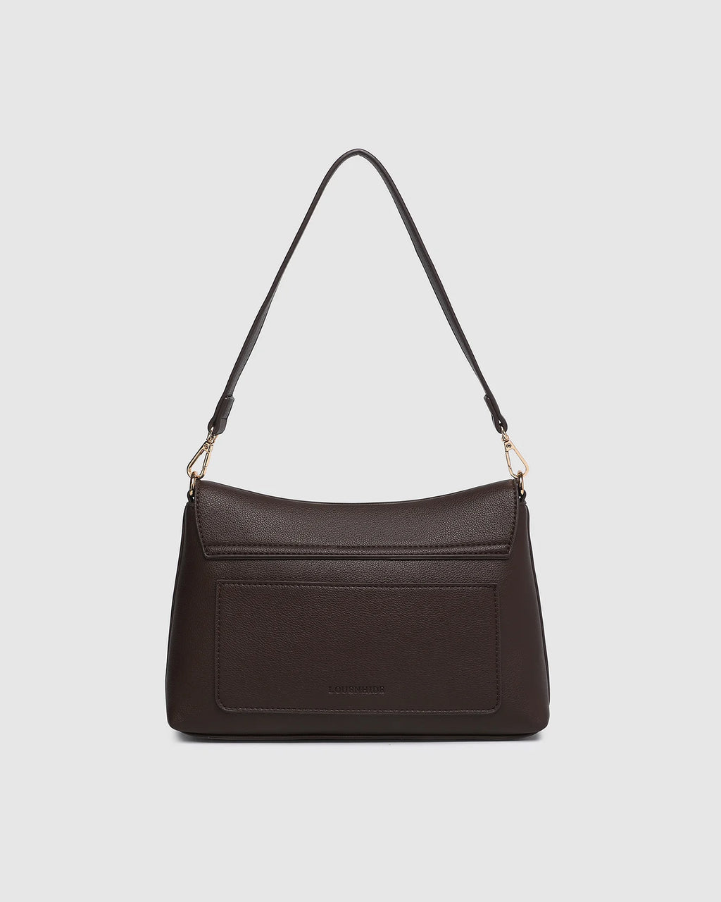 LOUENHIDE NISHA SHOULDER BAG - CHOCOLATE