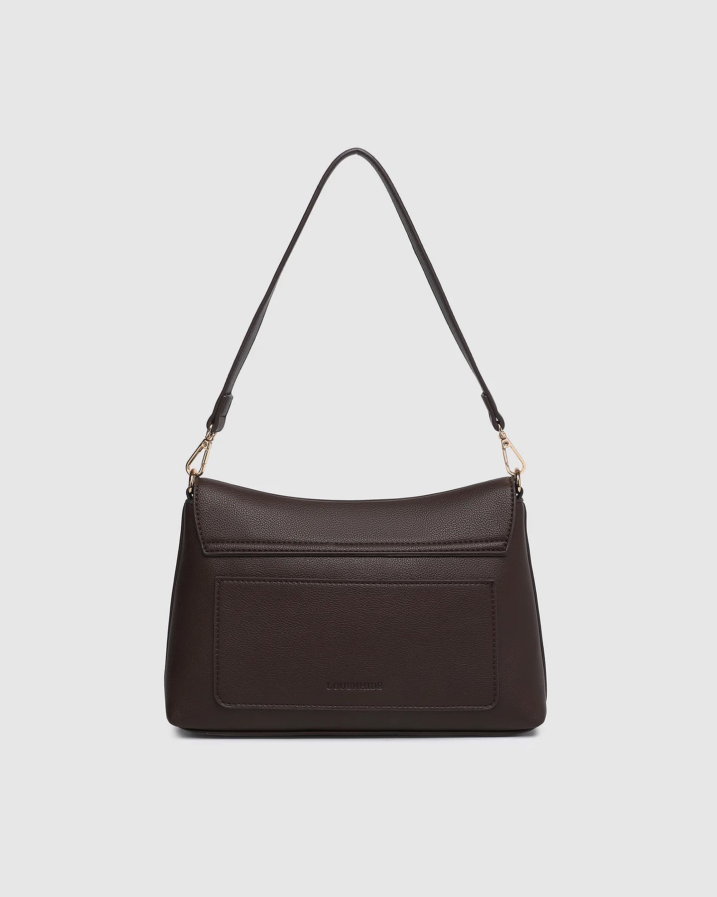 LOUENHIDE NISHA SHOULDER BAG - CHOCOLATE