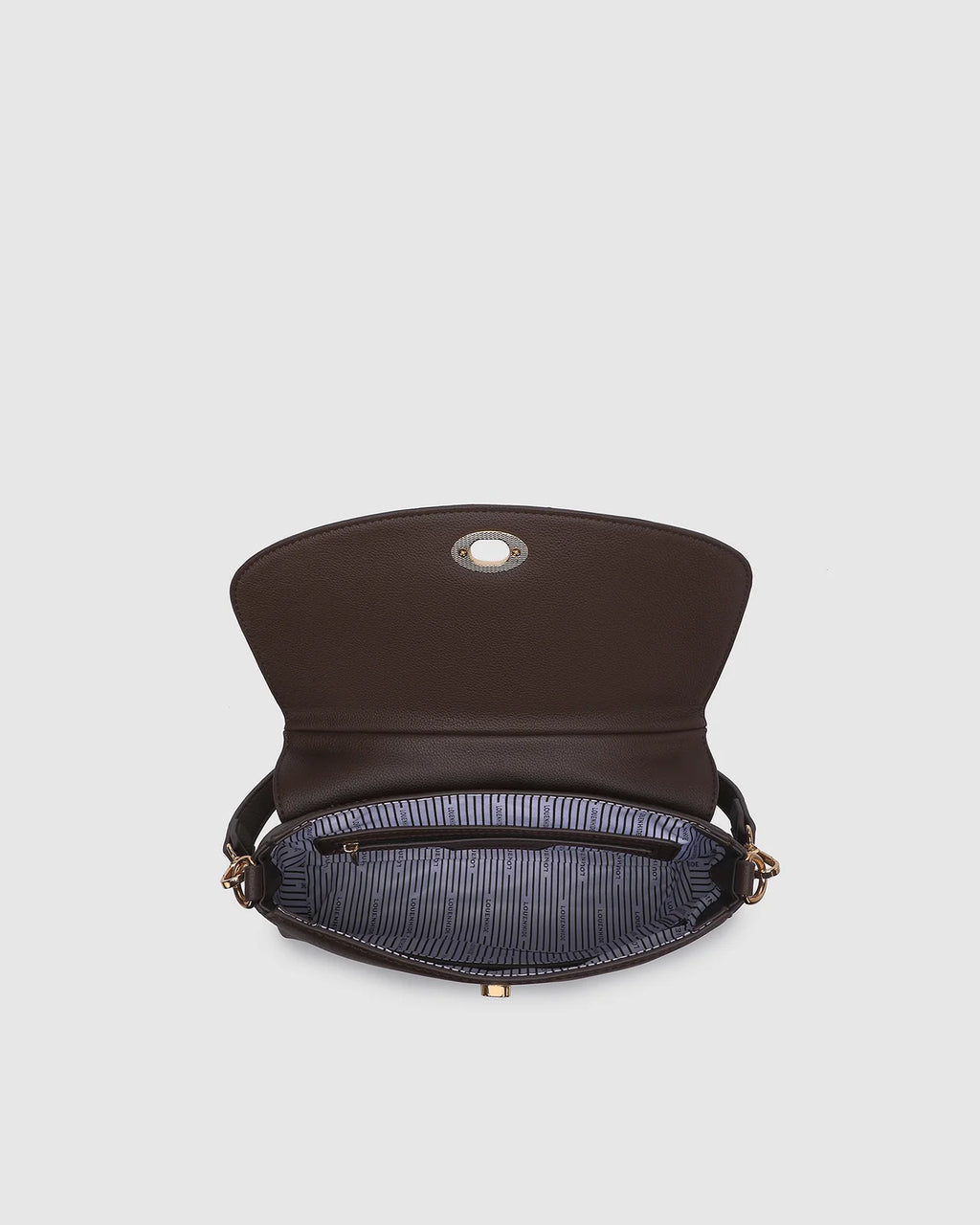 LOUENHIDE NISHA SHOULDER BAG - CHOCOLATE