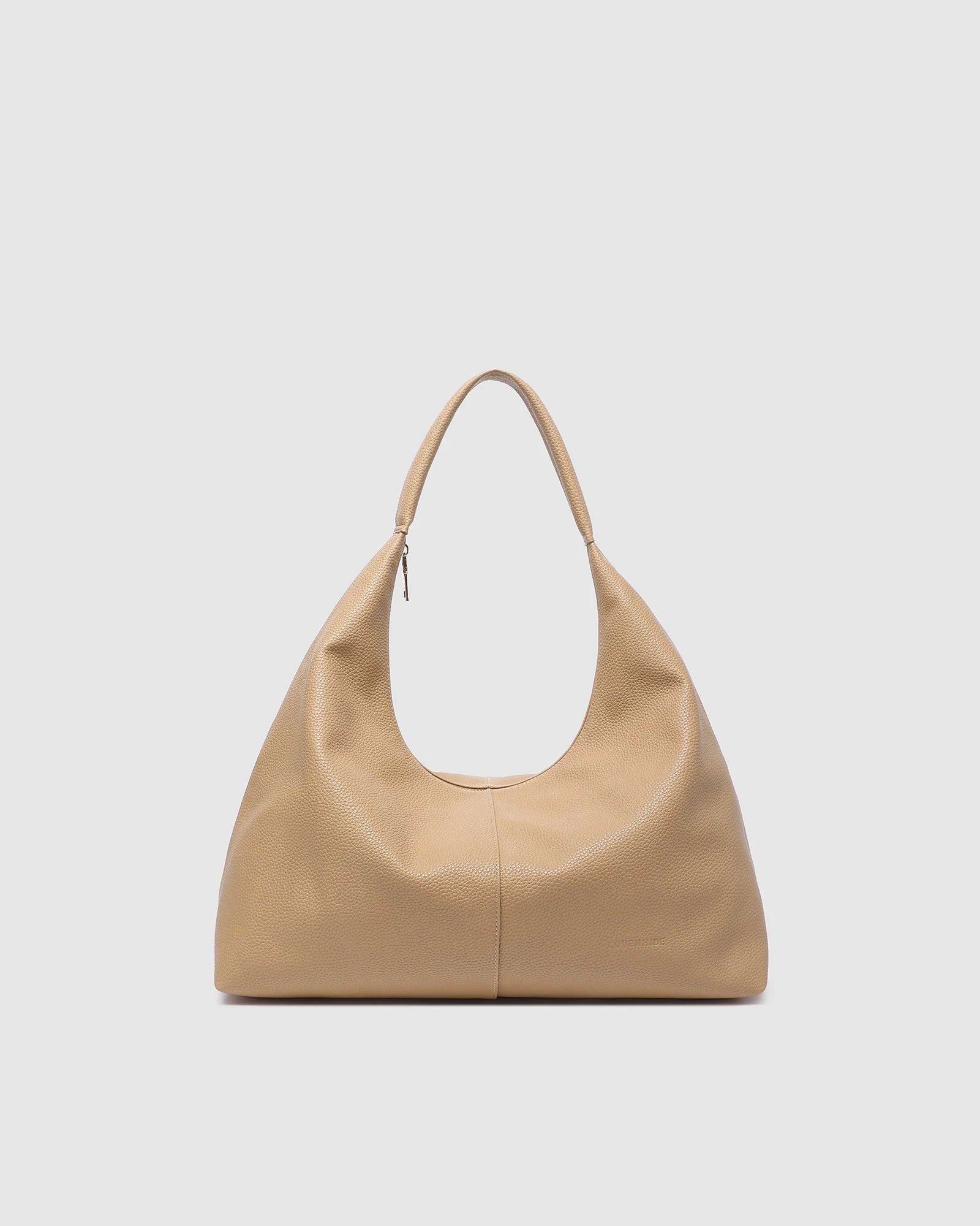 LOUENHIDE VALENTINE SLOUCH SHOULDER BAG - CAMEL