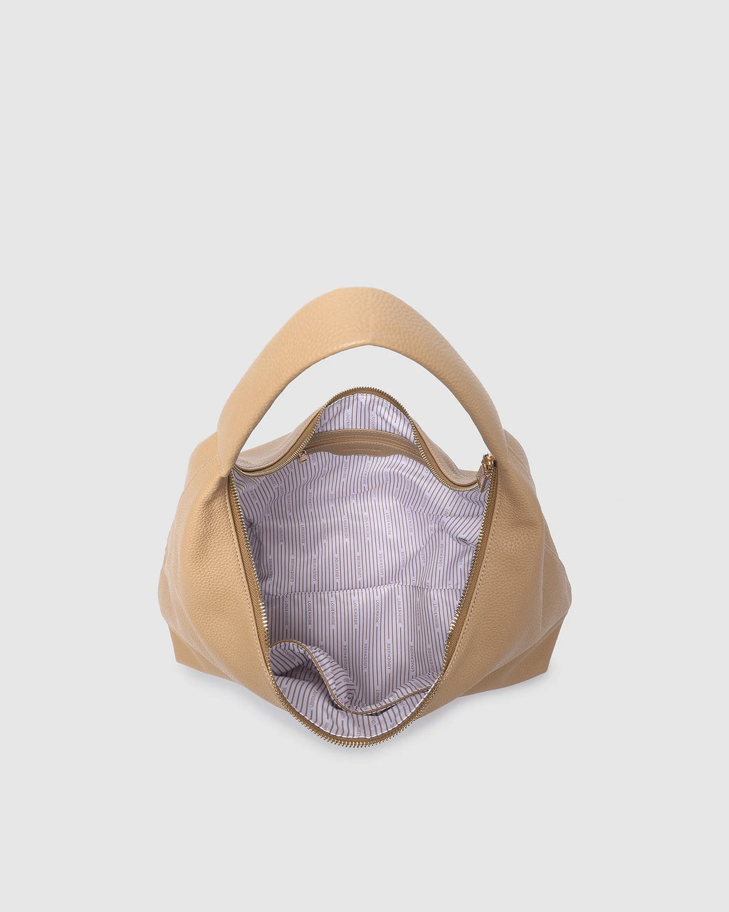 LOUENHIDE VALENTINE SLOUCH SHOULDER BAG - CAMEL