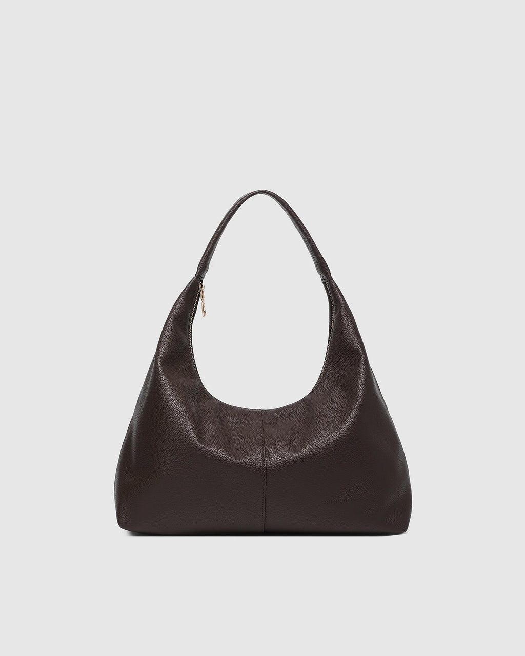 LOUENHIDE VALENTINE SLOUCH SHOULDER BAG - CHOCOLATE