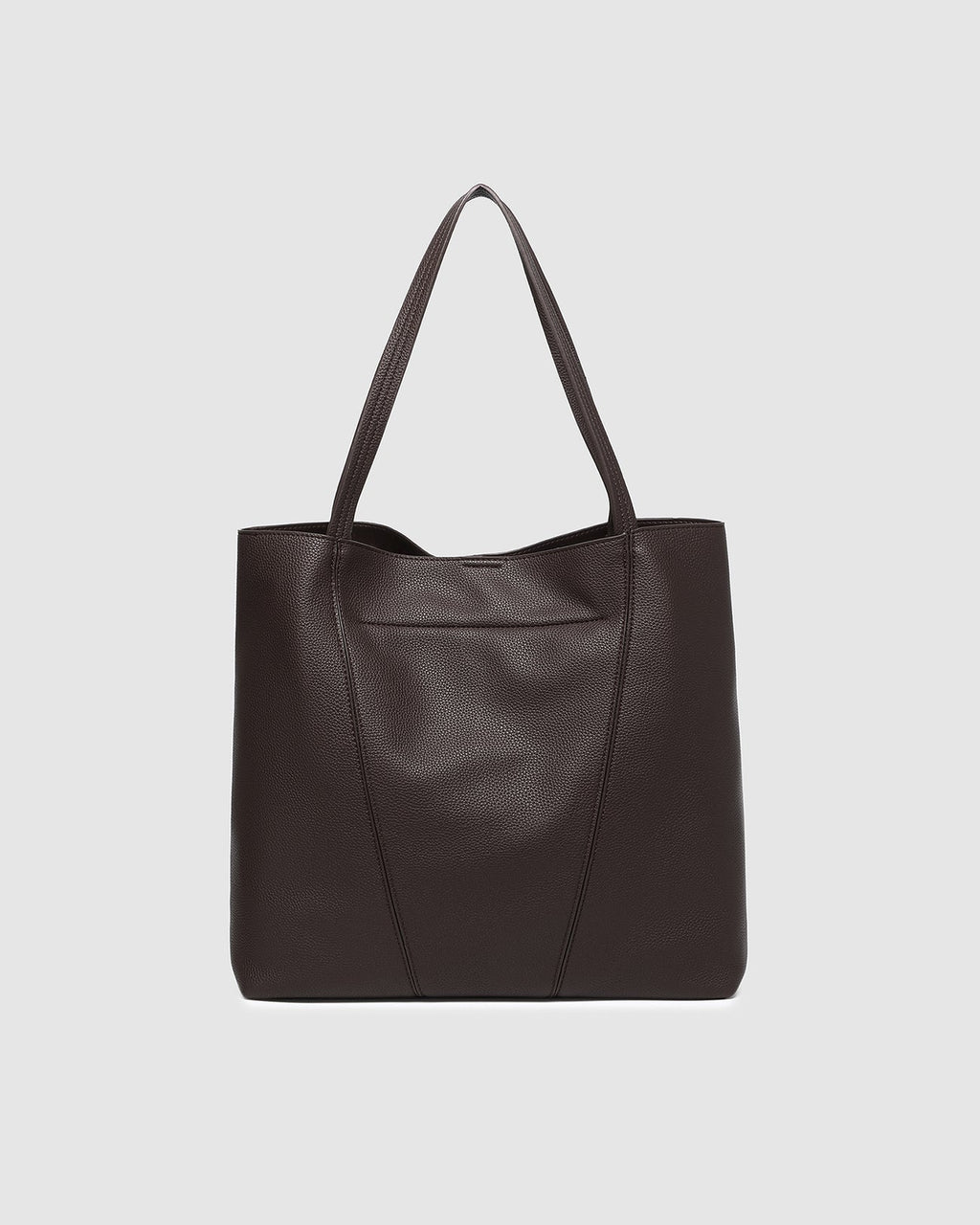LOUENHIDE COLBY TOTE BAG - CHOCOLATE