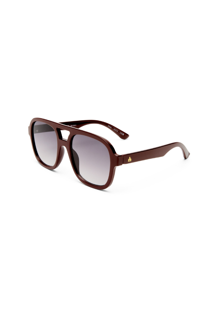 AIRE WIRLPOOL SUNGLASSES - BURGUNDY