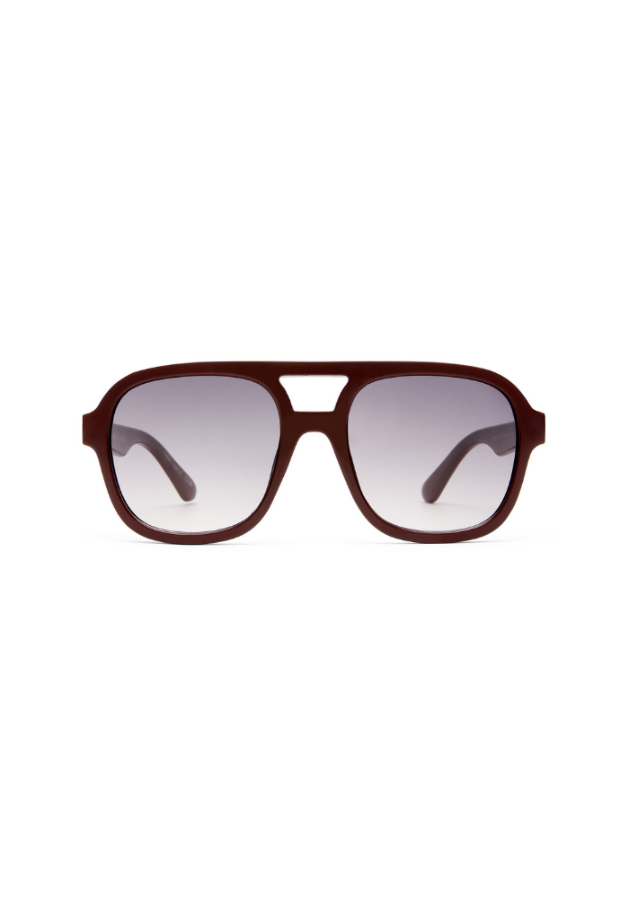 AIRE WIRLPOOL SUNGLASSES - BURGUNDY