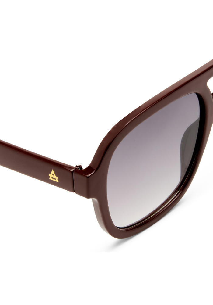 AIRE WIRLPOOL SUNGLASSES - BURGUNDY
