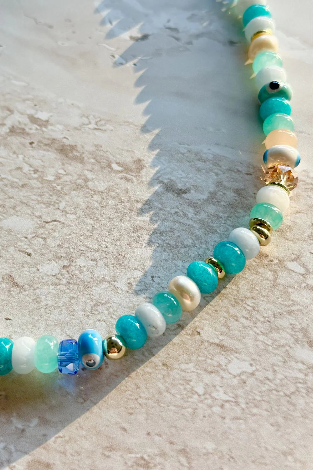 MOSK MELBOURNE AZZURRA NECKLACE - BLUE