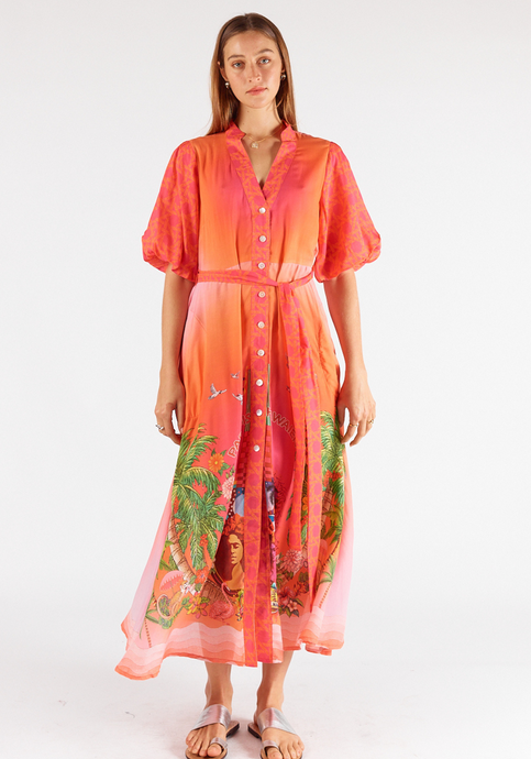 RUBYYAYA PARADIS MAXI DRESS - PINK