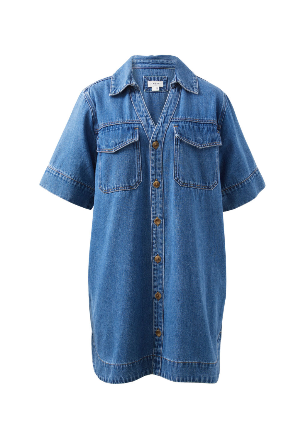 CERES LIFE RELAXED SHIRTDRESS - FRESH INDIGO