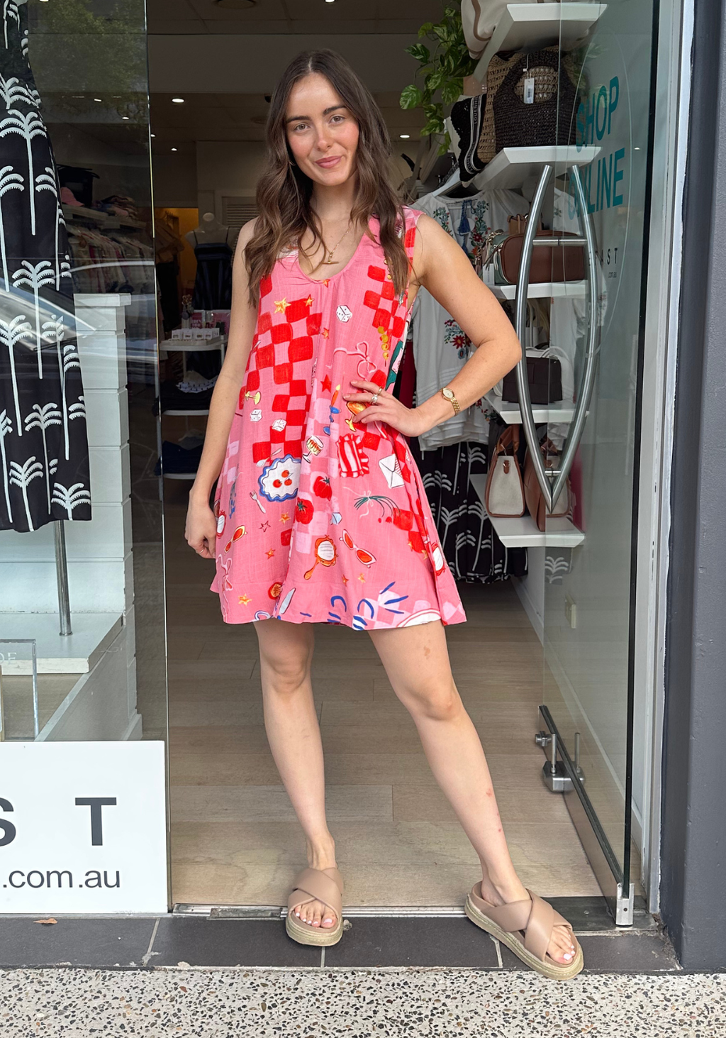 AMORE MINI DRESS - SUMMER PRINT