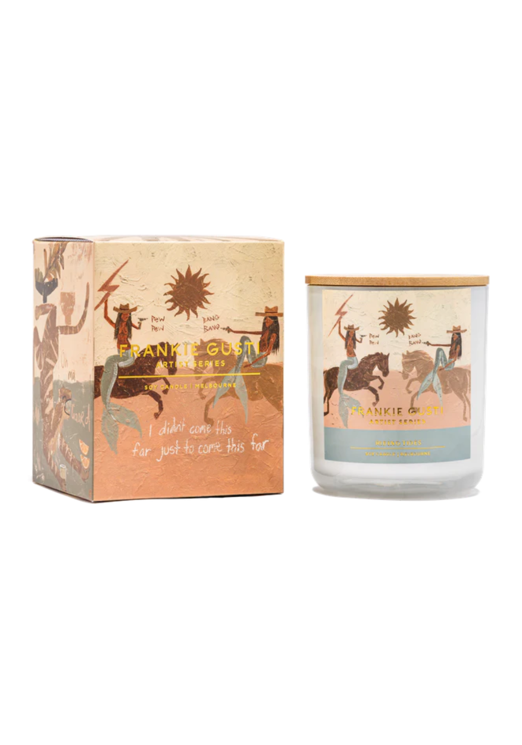 FRANKIE GUSTI RIDING TIDES CANDLE - TAHNEE KELLAND