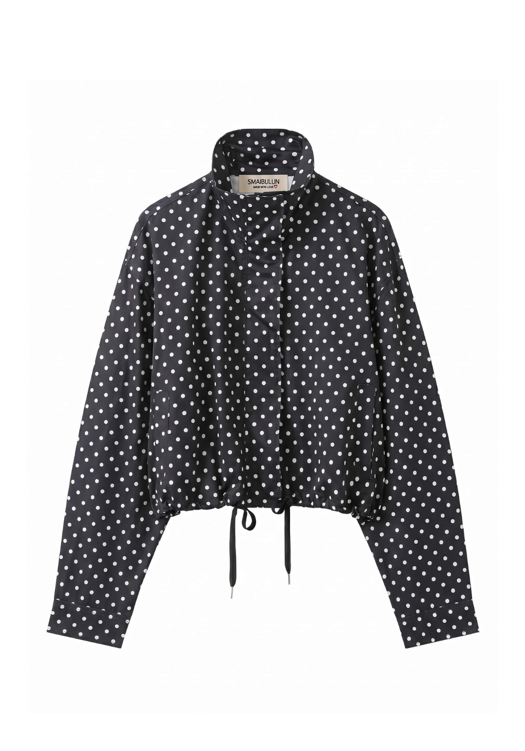 HOLLY WINDBREAKER JACKET - BLACK SPOT