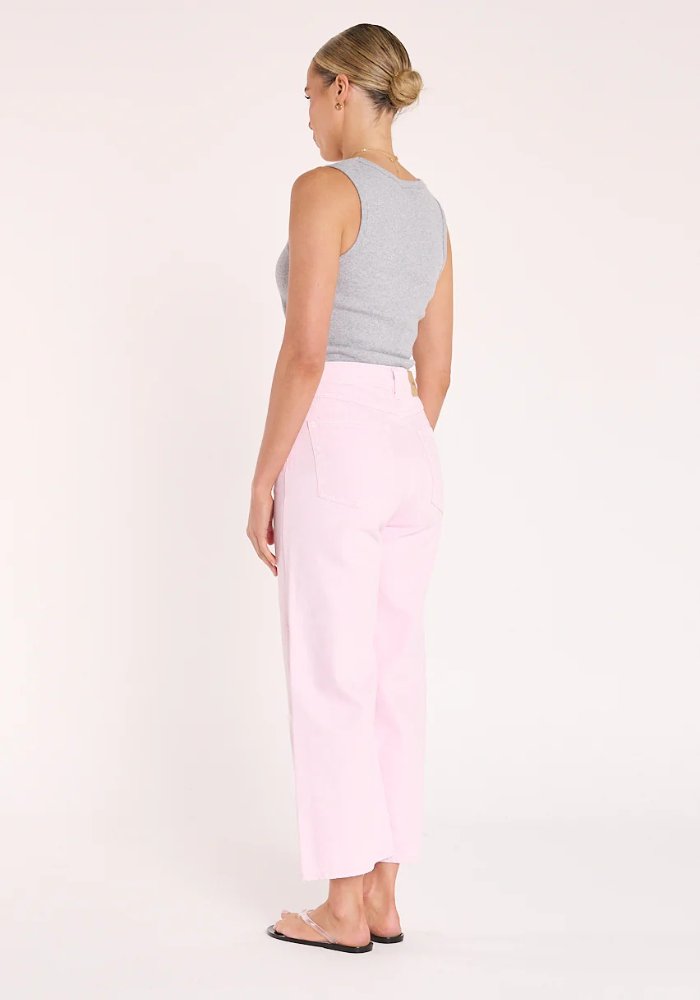 FEATHER + NOISE CASSIE CROPPED JEAN - PINK