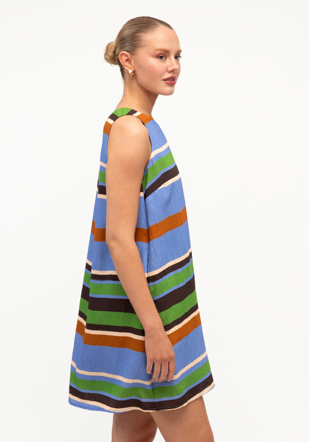 FRANKIE SHIFT DRESS - RESORT GEO PRINT