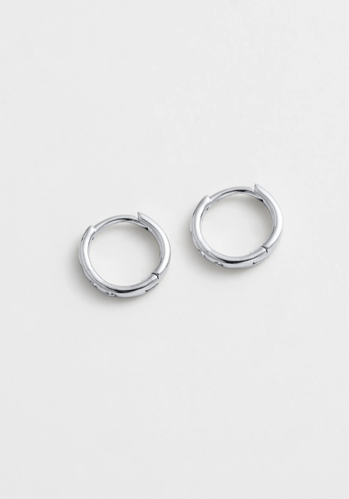 ZAFINO TAHLIA HUGGIE - SILVER