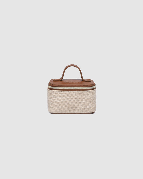 LOUENHIDE TRUDY JEWELLERY BOX - TAN