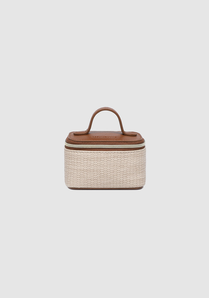 LOUENHIDE TRUDY JEWELLERY BOX - TAN