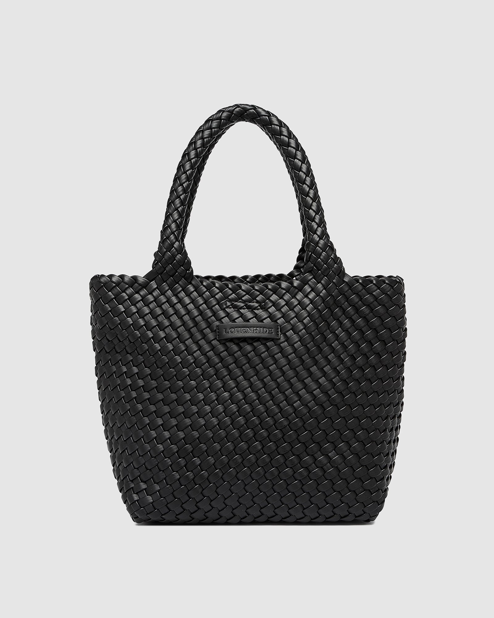 LOUENHIDE BABY CRUISER WOVEN TOTE BAG - BLACK