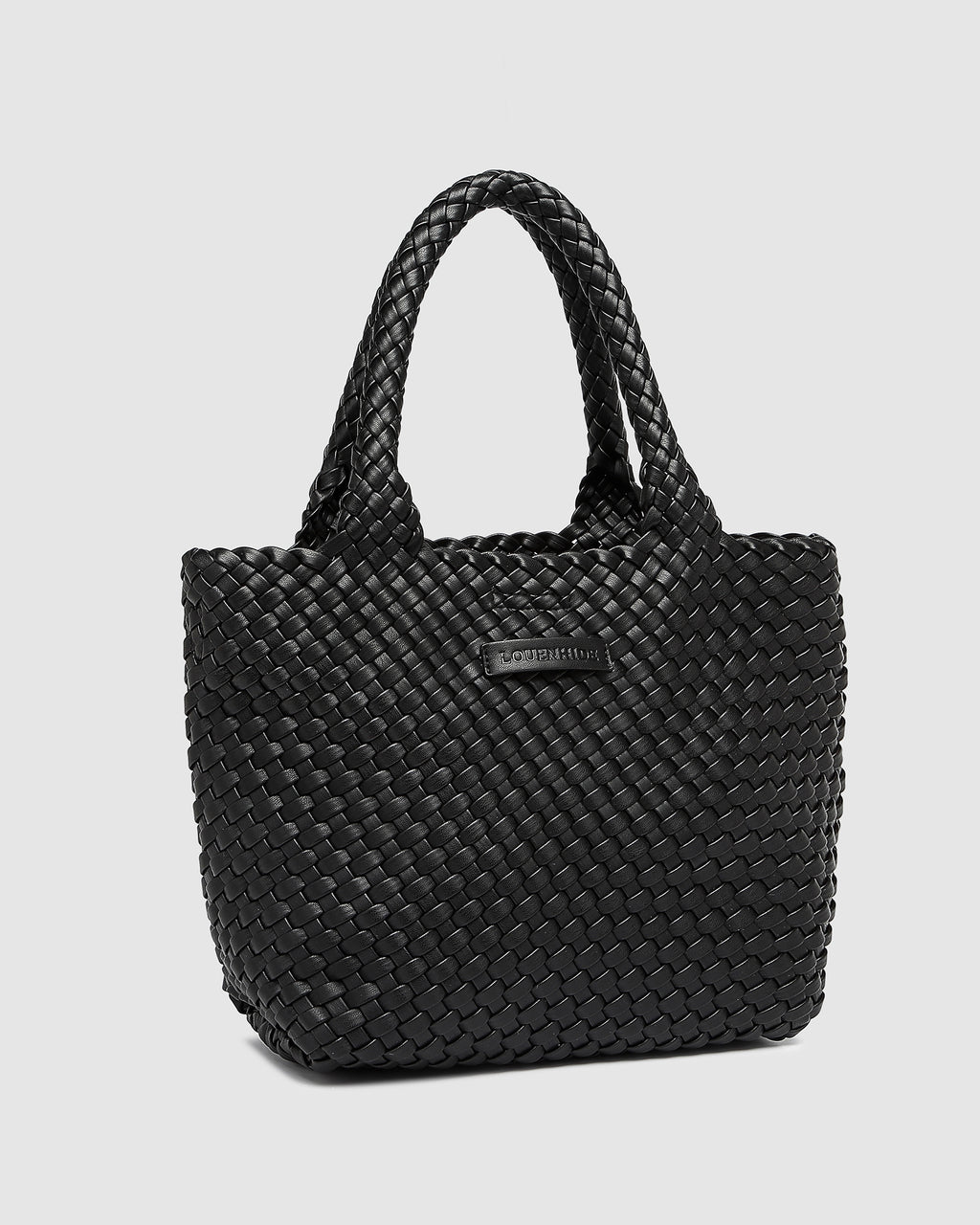 LOUENHIDE BABY CRUISER WOVEN TOTE BAG - BLACK
