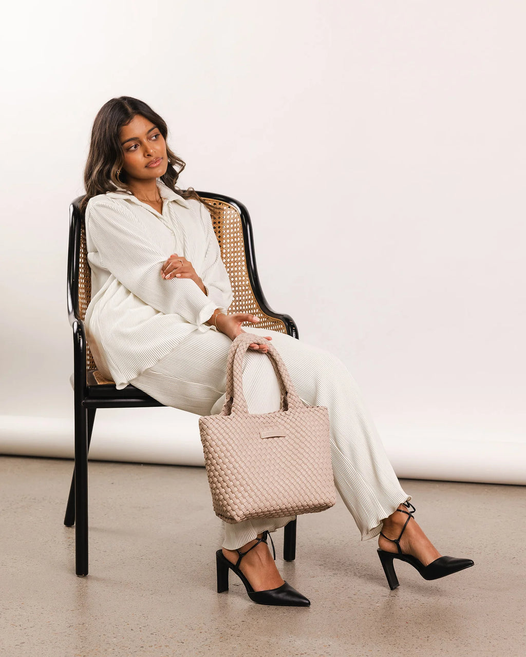 LOUENHIDE BABY CRUISER WOVEN TOTE BAG - MALT