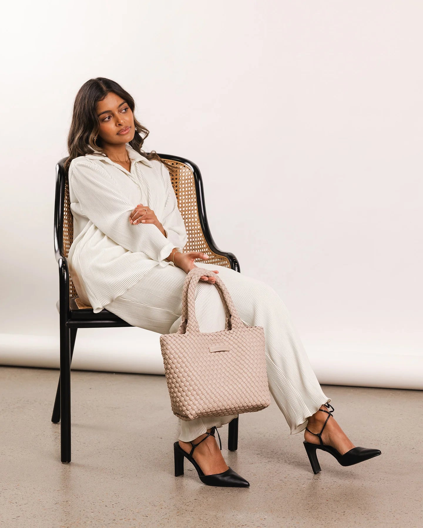 LOUENHIDE BABY CRUISER WOVEN TOTE BAG - MALT