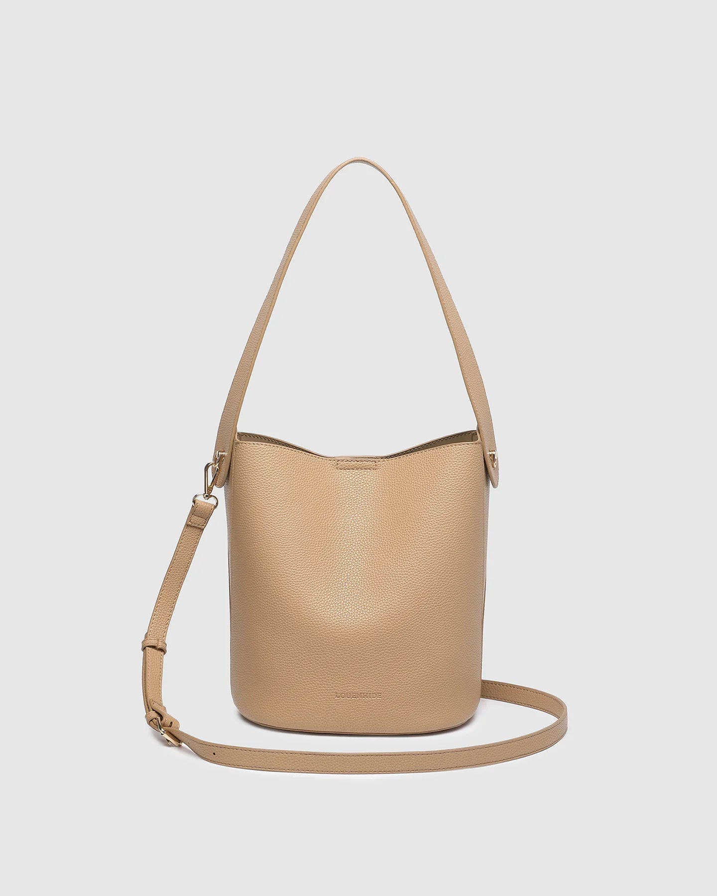 LOUENHIDE MIRANDA BUCKET BAG - CAMEL
