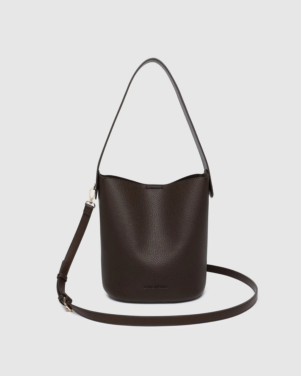 LOUENHIDE MIRANDA BUCKET BAG - CHOCOLATE